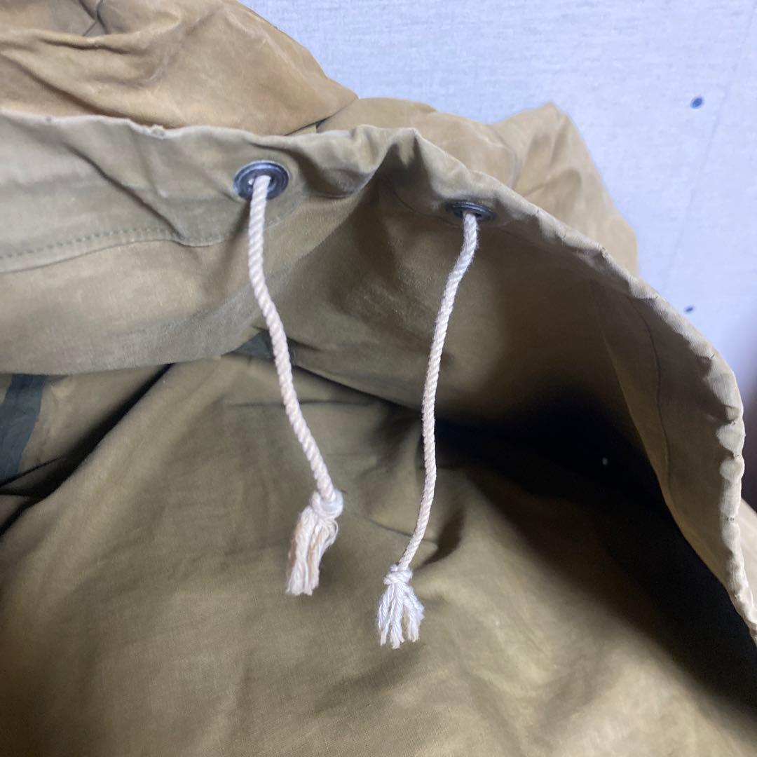 40s 50s 米軍　実物　USN N−2デッキ　レインパーカー