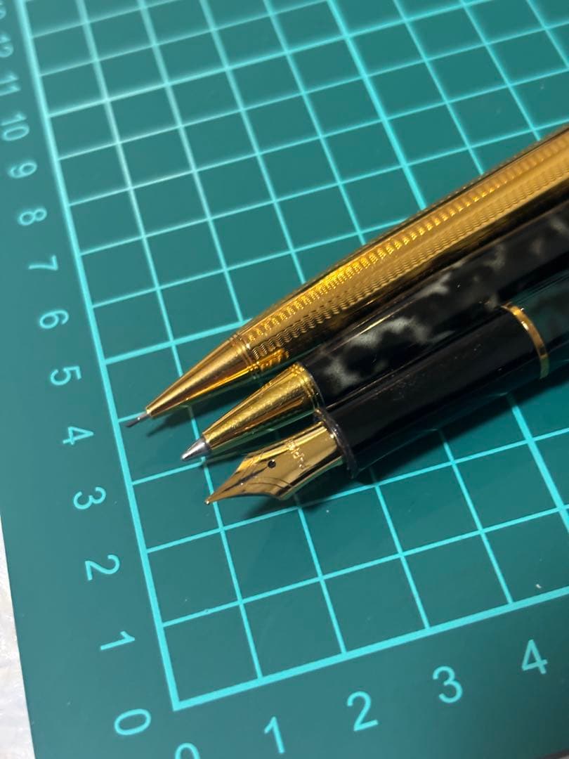 ✨3本セットPARKERソネット万年筆&シャープペンシルセット&ボールペンマダラ