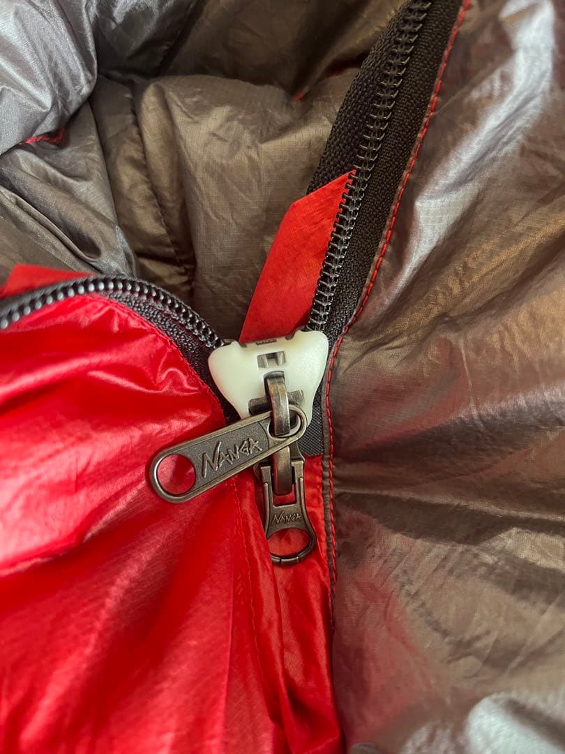 ナンガ シュラフNANGA UDD BAG 180DX ショート 寝袋　美品