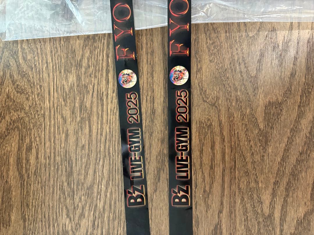 B’z 2025 FYOP premium席専用オリジナルグッズ　銀テープ2本