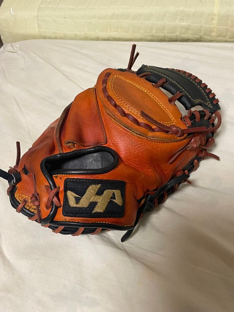 ハタケヤマ軟式キャッチャーミット　リペア品