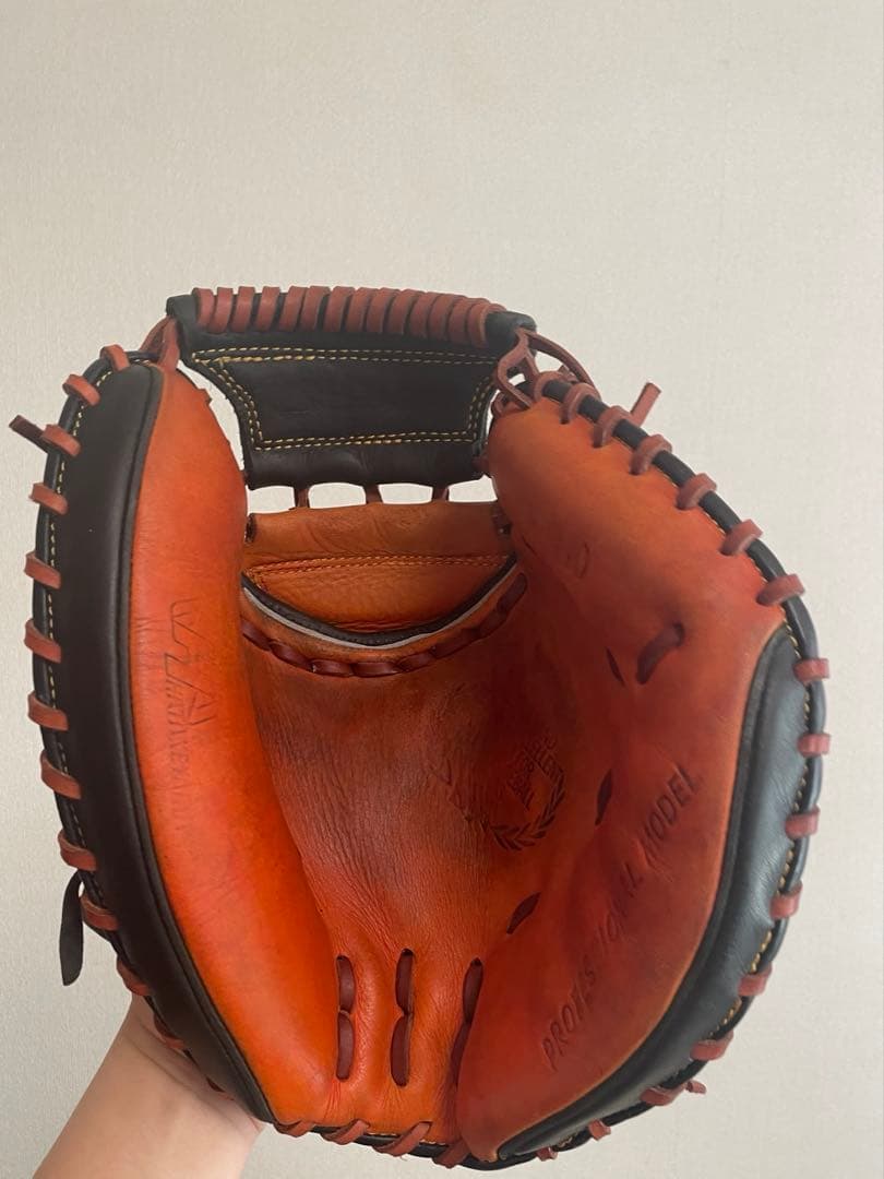 ハタケヤマ軟式キャッチャーミット　リペア品