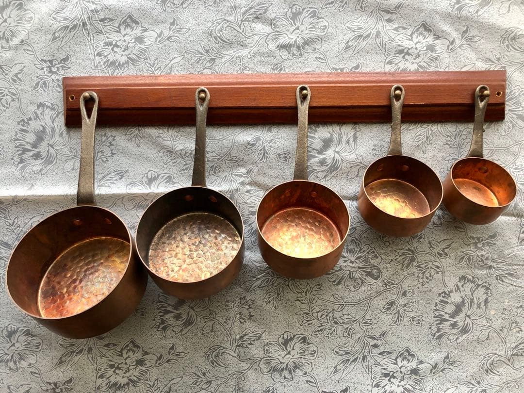 銅なべ 5サイズセット アンティークレトロ満載