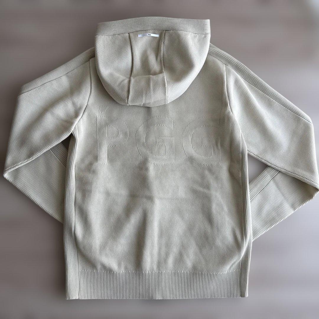 パーリーゲイツBy PGG ベージュ フルジップフードジャケット