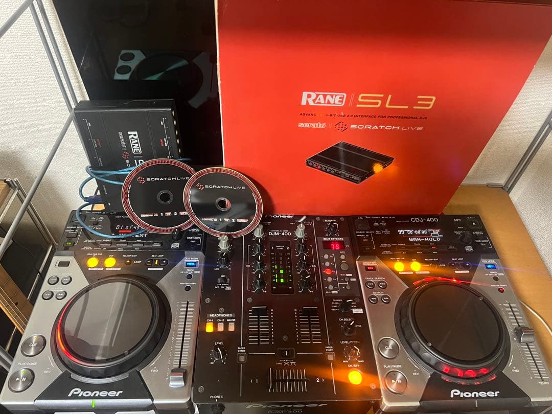 DJ機材 Pioneer CDJ400 Pioneer DJM400 Rane SL3
