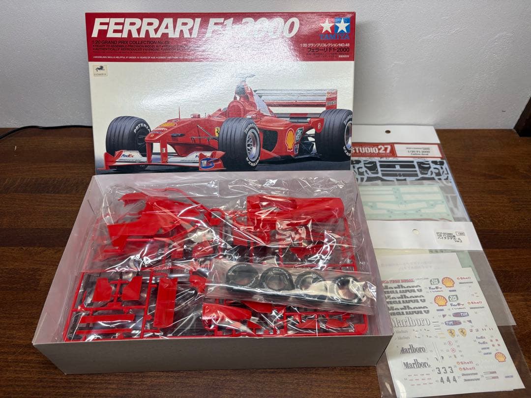 タミヤ 1/20 フェラーリ F1-2000 社外 スポンサー、カーボンデカール