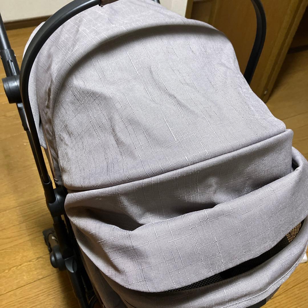 コンビ コムペット ルルテイル キャリー レンティキュラークラウズグレー　カート