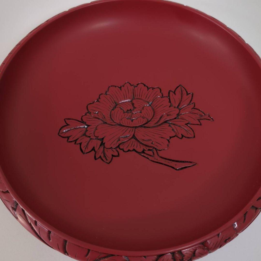 村上木彫堆朱　菓子鉢　大・小セット