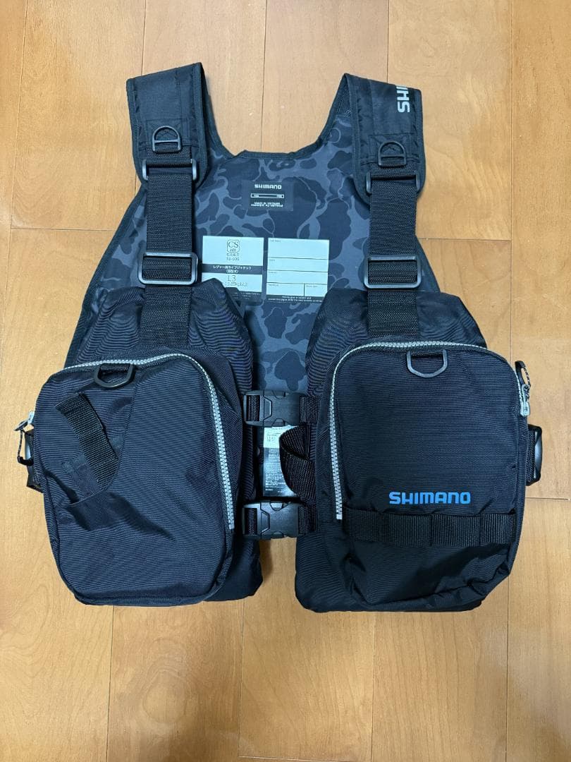 ゆ*3様 SHIMANO ゲームベスト VF-068T ブラック