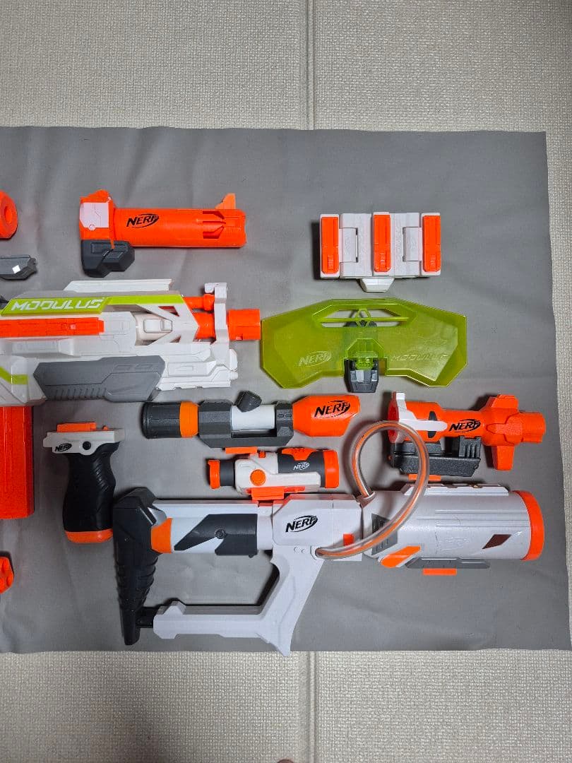 Nerf モジュラス　ECS-10（オレンジトリガー）+ナーフカスタムパーツ