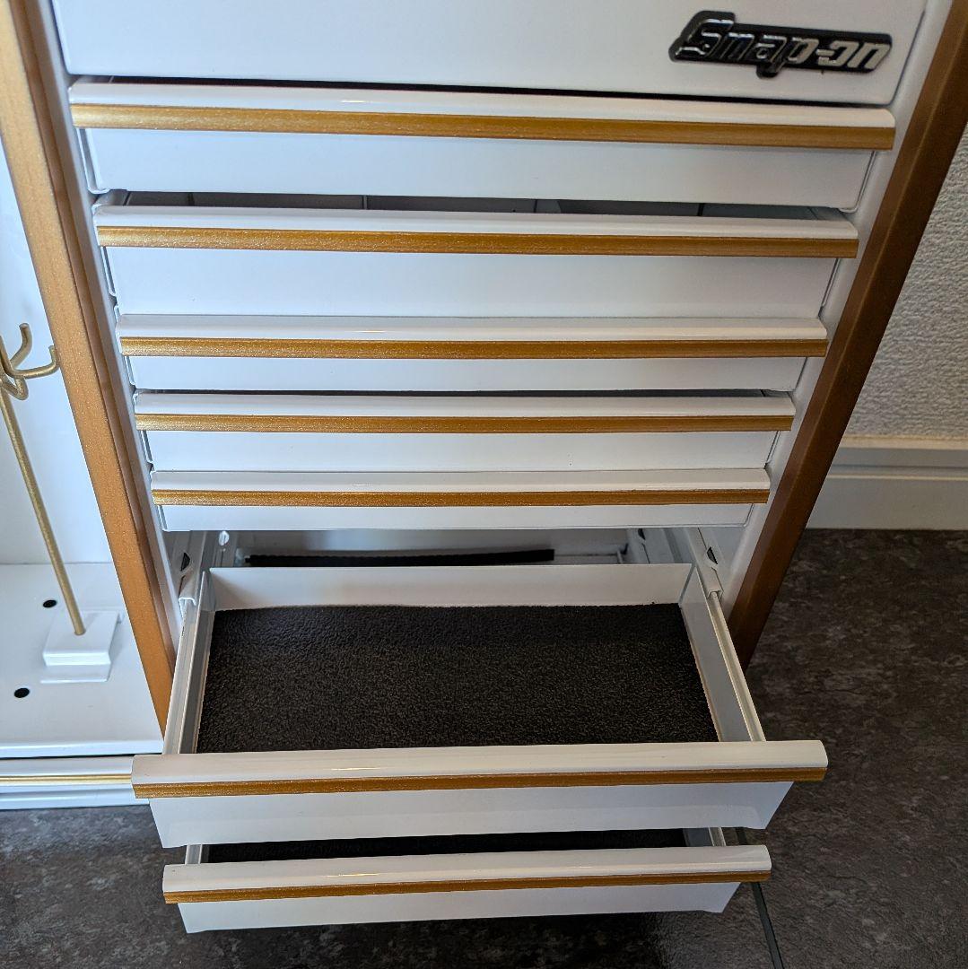 Snap-on キャビネット 6引き出し ホワイト　工具箱ミニュチュア