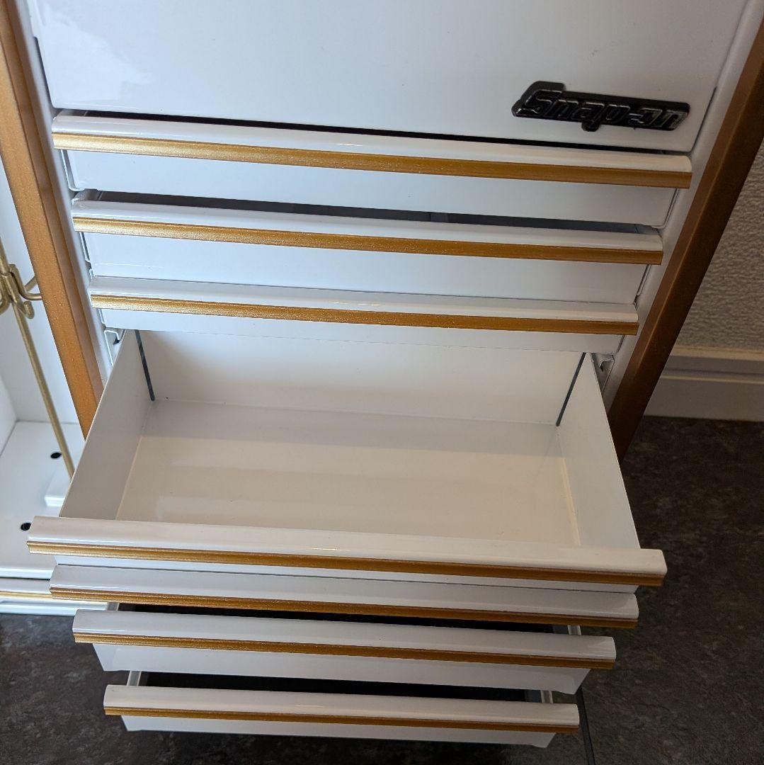 Snap-on キャビネット 6引き出し ホワイト　工具箱ミニュチュア