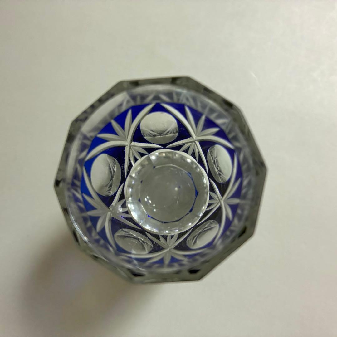昭和初期　切子のショットグラス　　　和ガラス