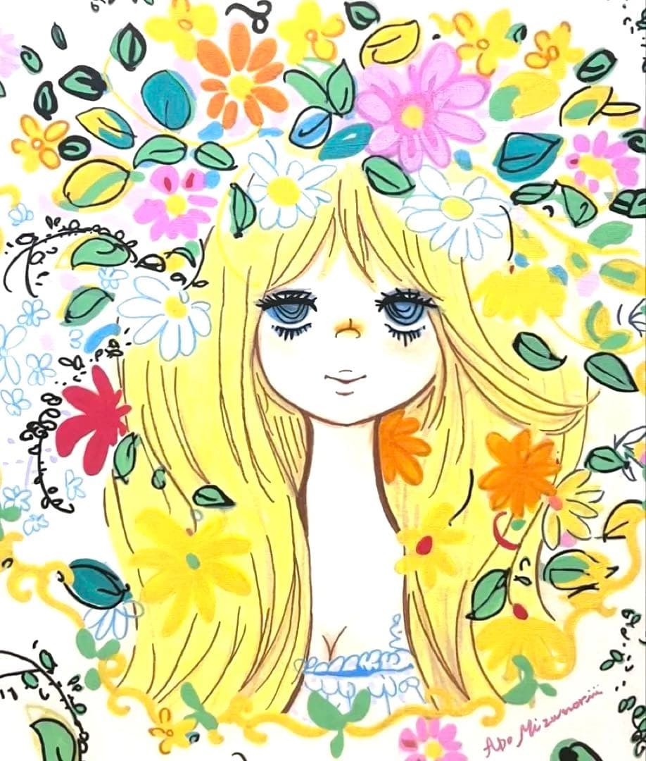 SALE【F6号】岡本太郎（樹人）手描き/表裏サイン有り/油彩/裏シール有/絵画