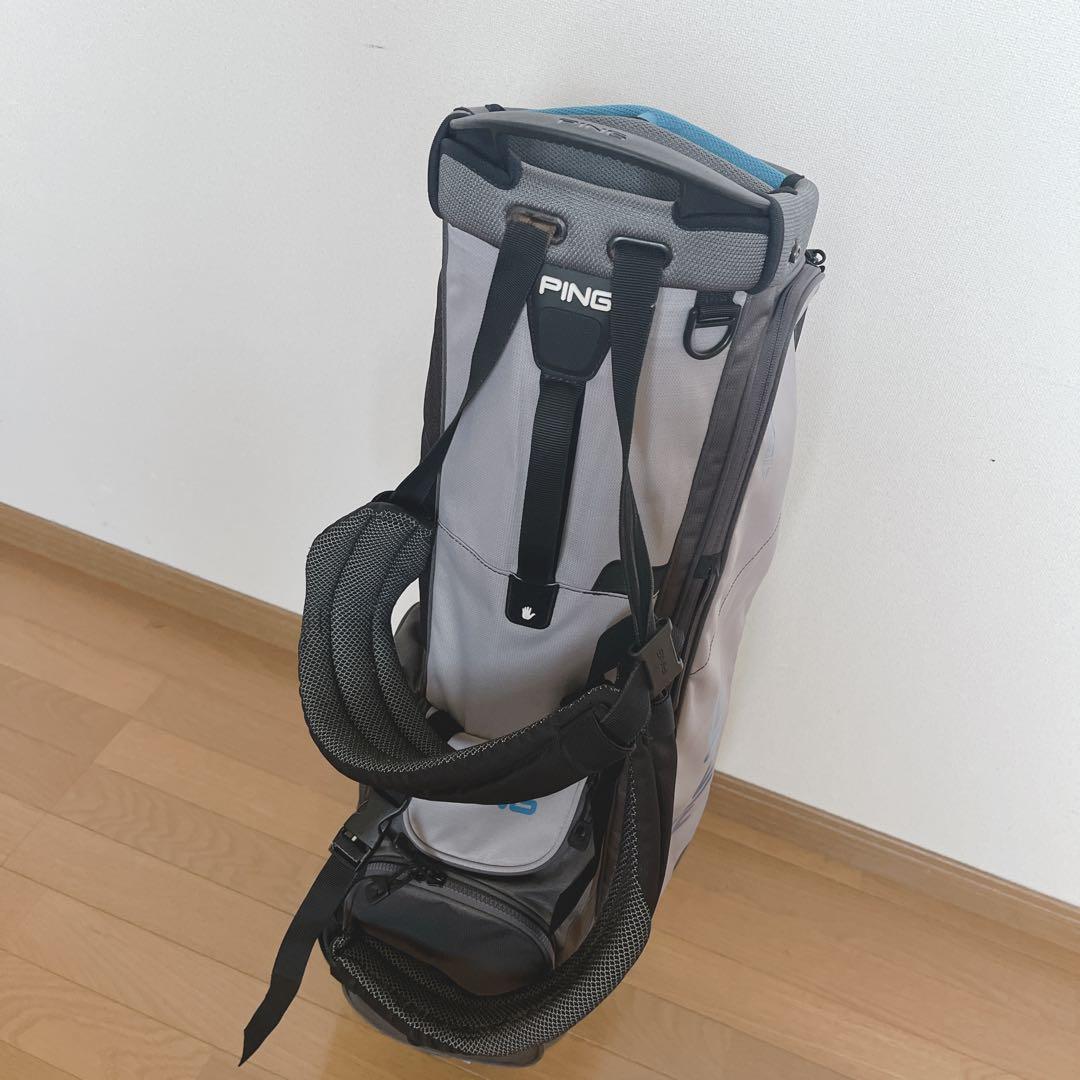 K150 PING 4シリーズ グレー スタンド式キャディバッグ