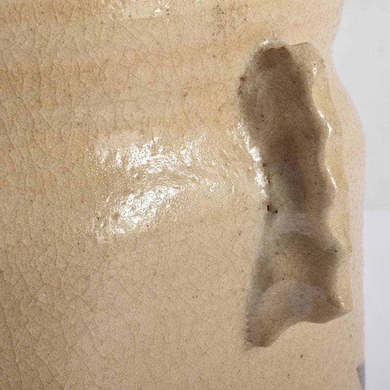 茶道具　人間国宝　荒川豊蔵作　志野焼　古志野　水差　共箱　M　R8690H