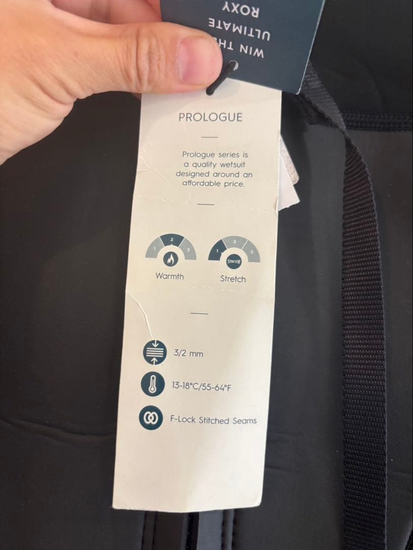 Roxy 未使用タグ付き　ウエットスーツ