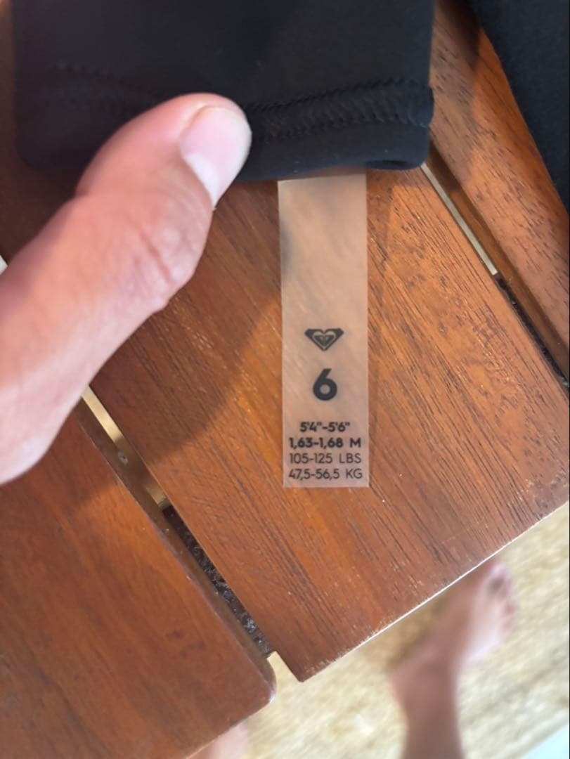 Roxy 未使用タグ付き　ウエットスーツ