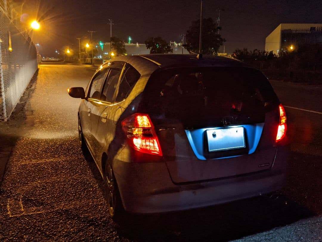 【リフレクター加工品】 中古 GE/GP フィット 純正テールランプ 左右