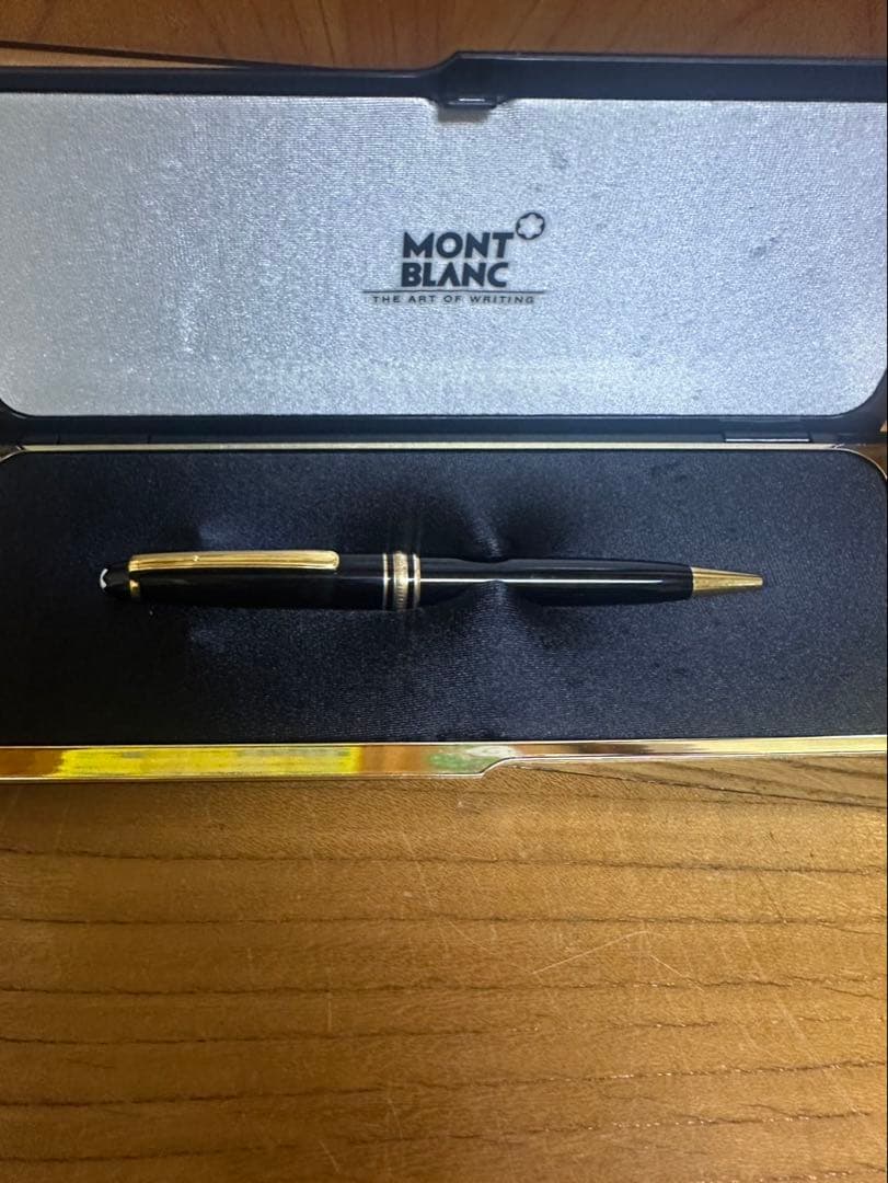 MONT BLANC ブラックボールペン ケース付き