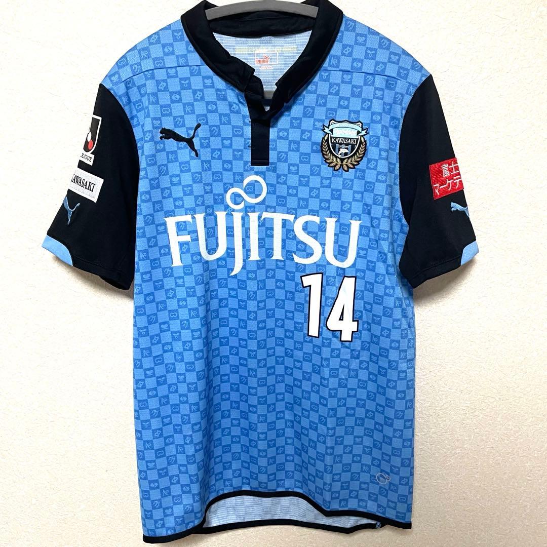 【正規品】川崎F 2014 ホーム ユニフォーム L 美品