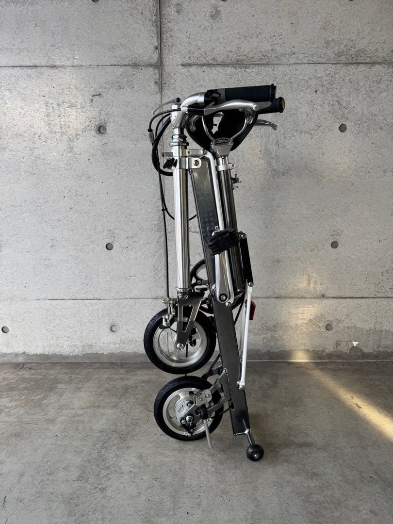 Carry Me キャリーミー 折畳み自転車 グレーメタリック ブルックスサドル