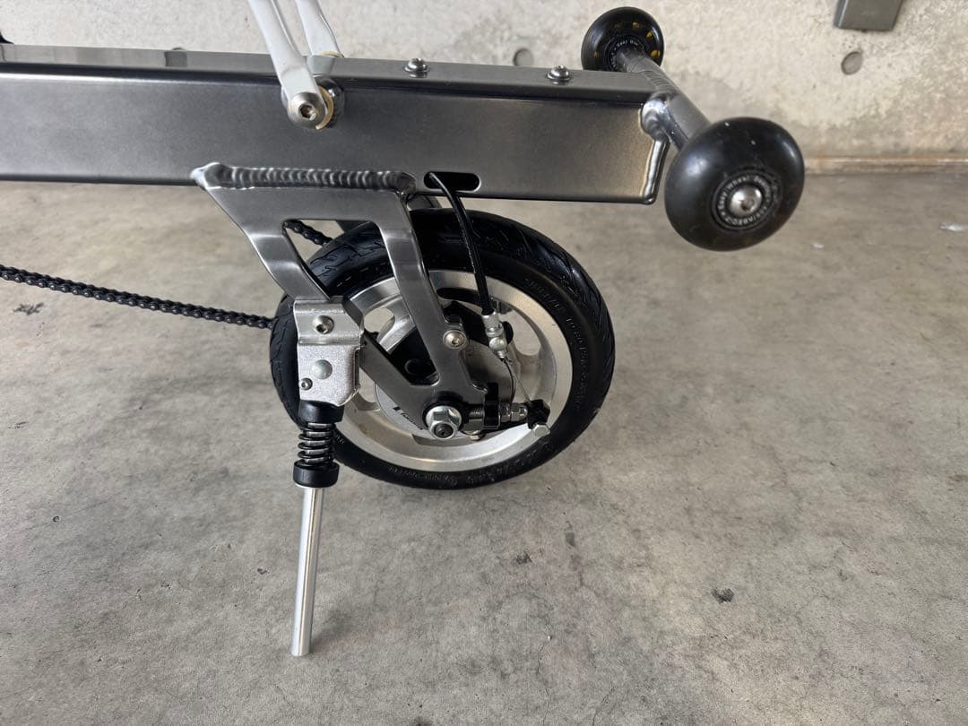 Carry Me キャリーミー 折畳み自転車 グレーメタリック ブルックスサドル