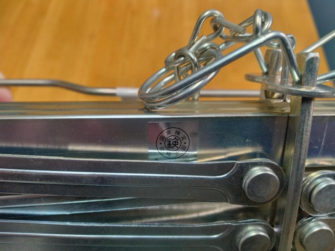 ORIRO 避難はしご　折りたたみ式　自在フック式　取説　箱付き