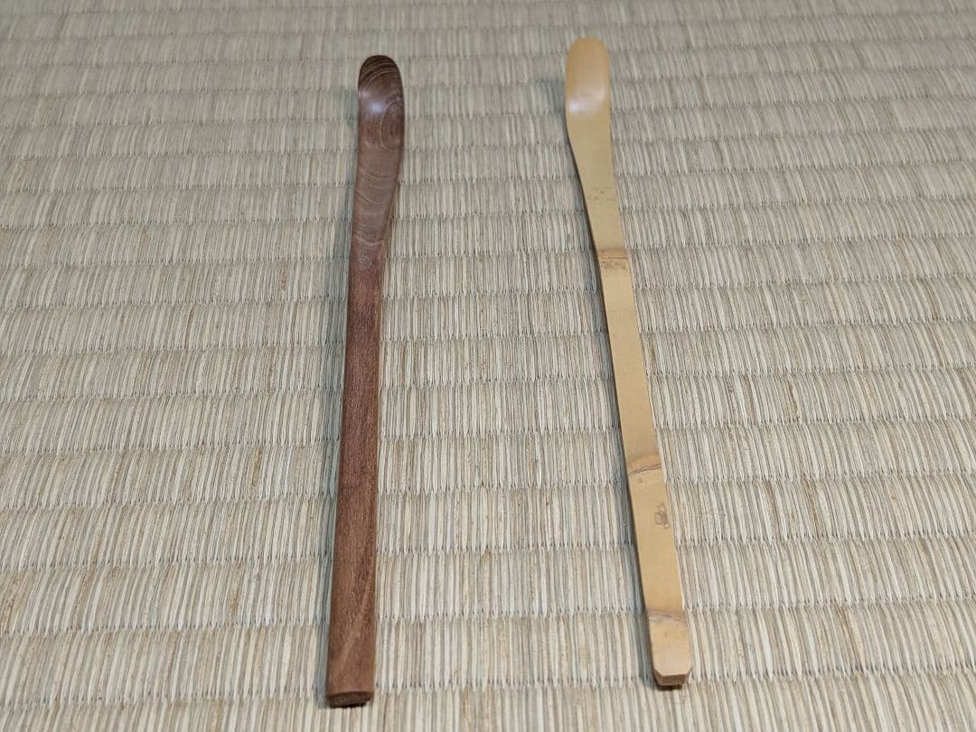 立花大亀　稲尾誠中斎　茶杓一双　銘鶴亀　三節茶杓　大徳寺