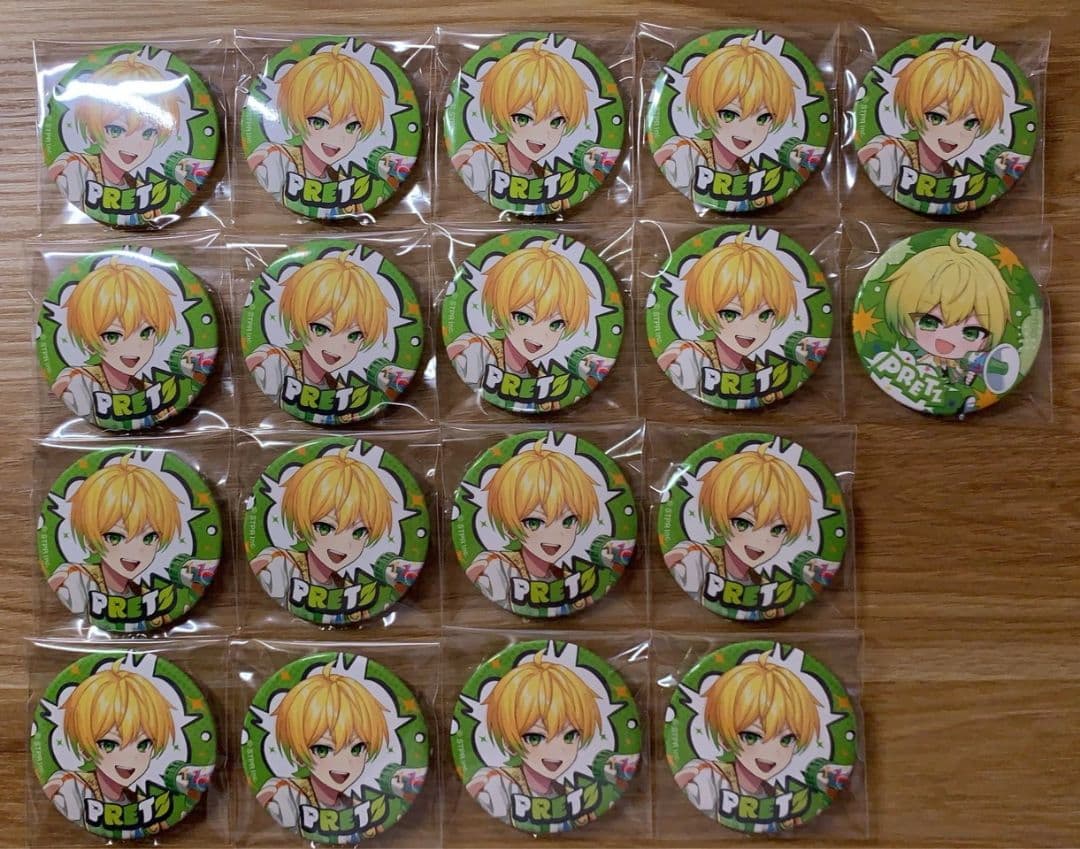 AMPTAKxCOLORS　ぷりっつ　缶バッジ