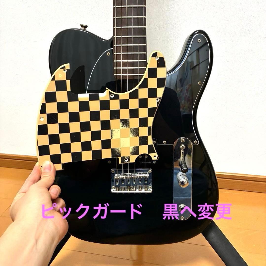 Squier テレキャスター　アヴリル　ラヴィーンモデル　エレキギター