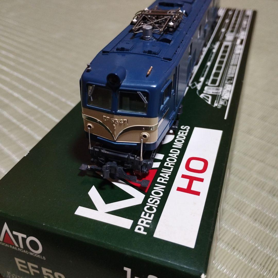 KATO　EF58　1-301 (大窓.ブルー) 　HOゲージ　 鉄道模型