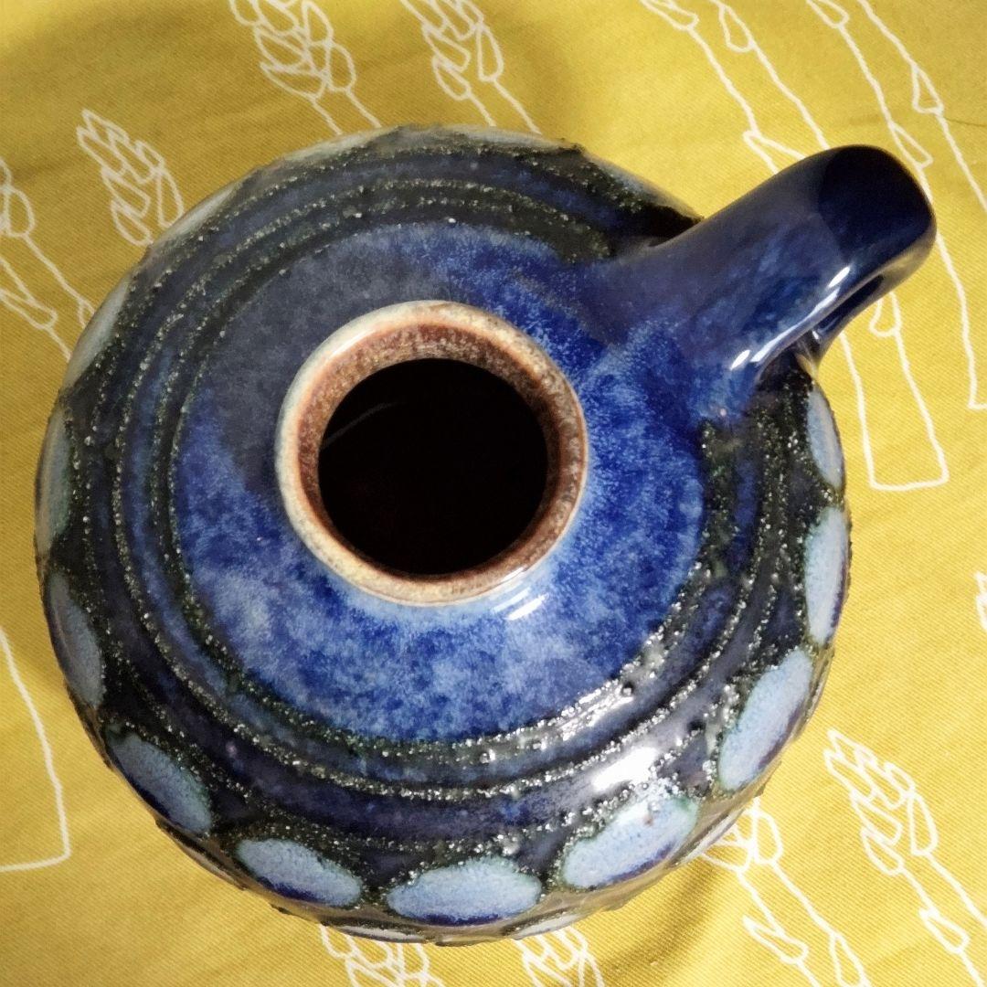 Fat Lava 青色の花瓶