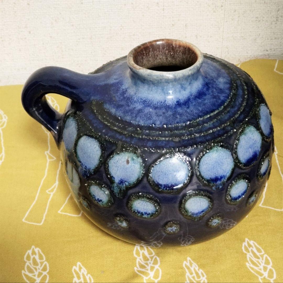 Fat Lava 青色の花瓶