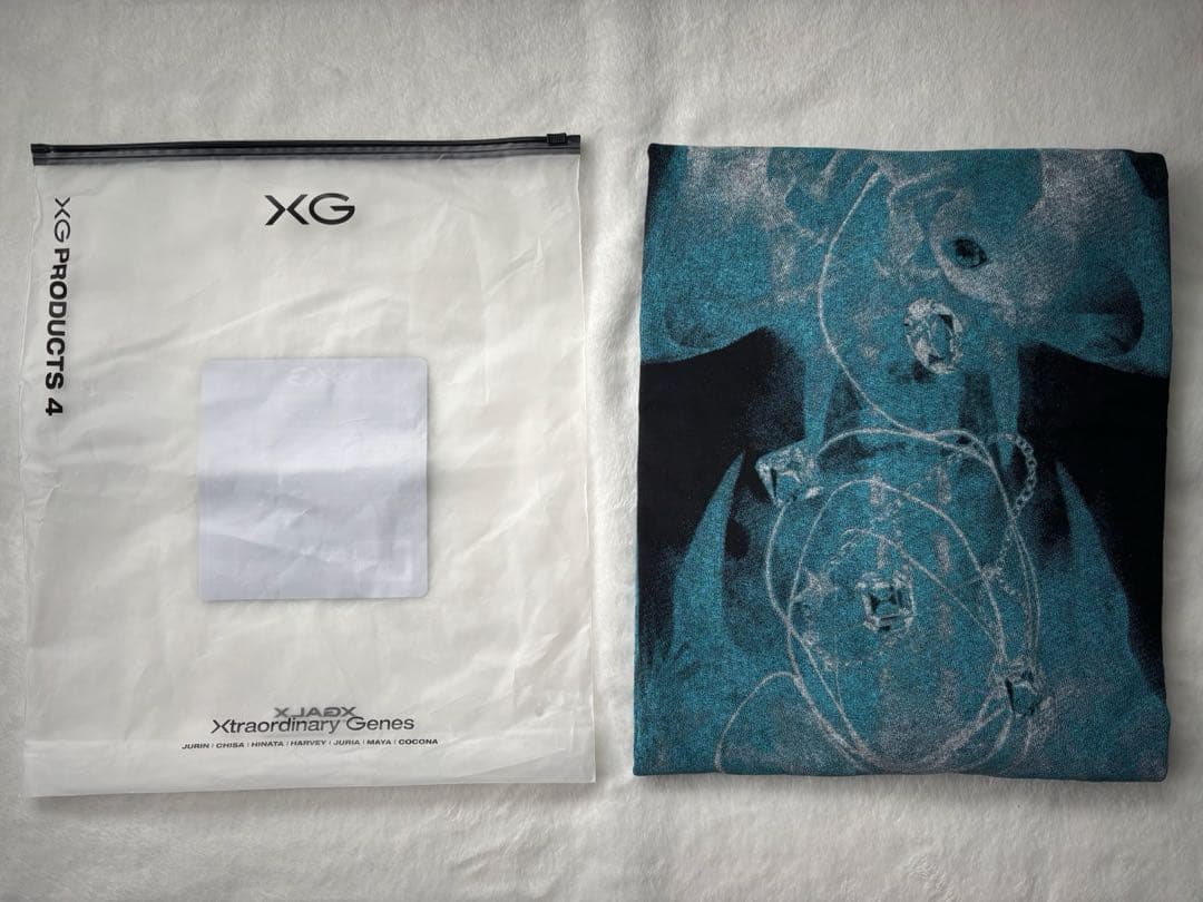 XG X-ray Tシャツ XL おまけショッパー カード メルカリ便