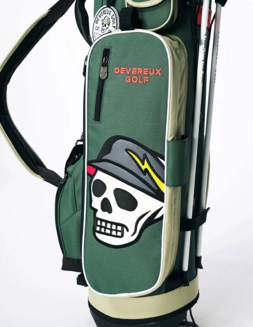 ゴルフバッグ・キャディバッグ DEVEREUX GOLF Skull Checker Caddie Bag