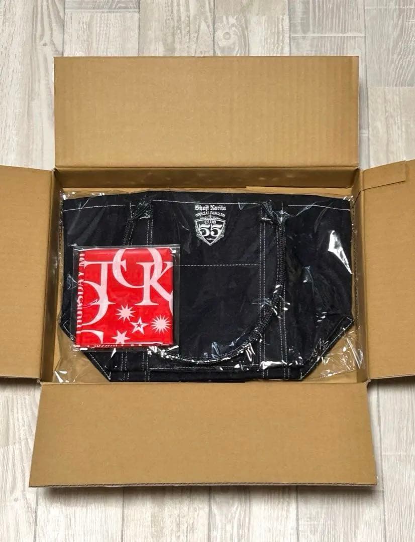 成田昭次ファンクラブ CLUB55限定デニムトートバッグ 男闘呼組バンダナ