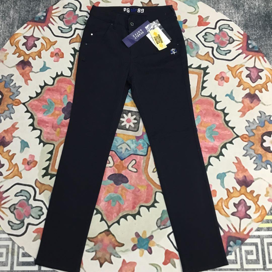 PG 89 レディース スリムフィットパンツ 黒 新品　サイズ00