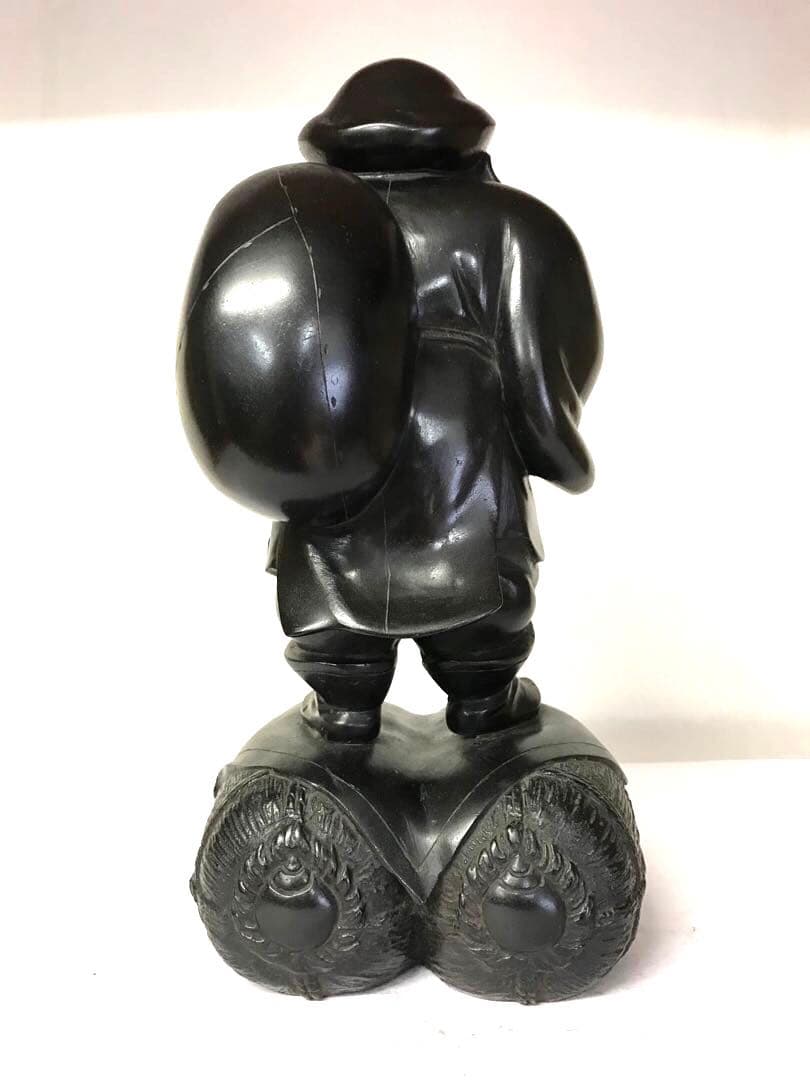 銅器:二俵大黒天置物
