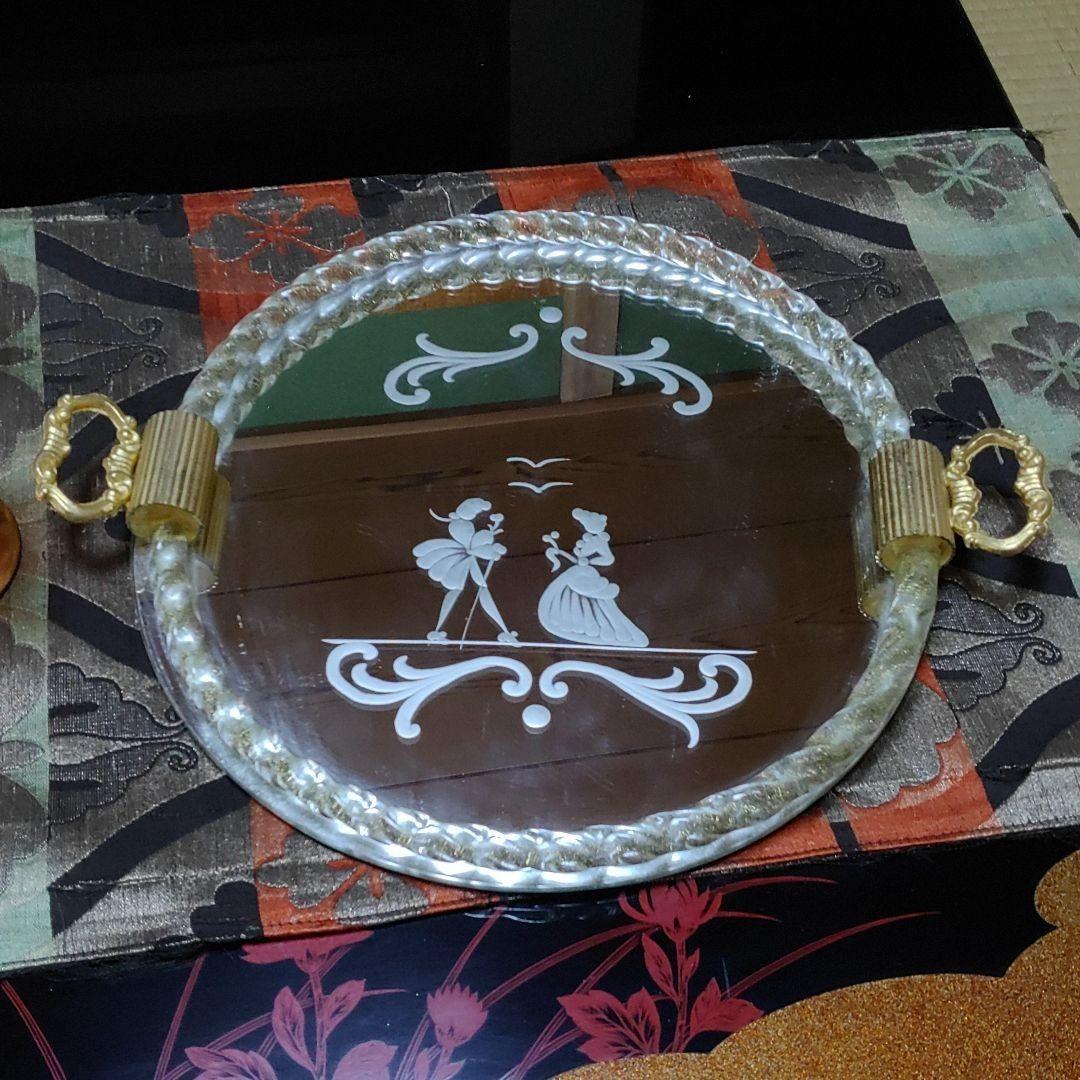 ベネチアン イタリア ヴェネツィア グラス ガラストレー  アンティーク