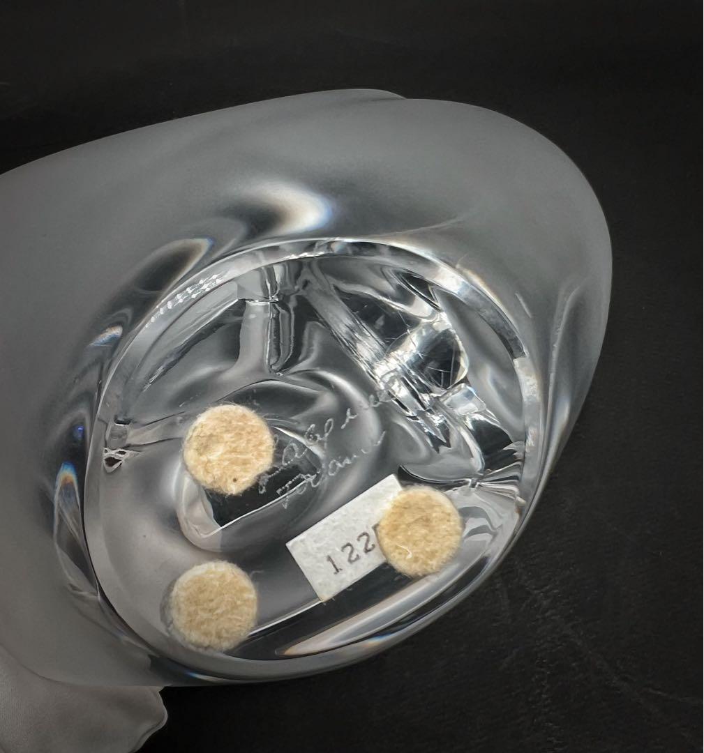 ラリック花瓶シルヴィー Sylvieシルビー フラワーベース 鳥 LALIQUE