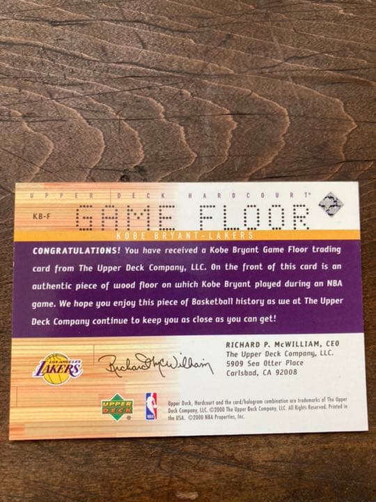 コービー ブライアント　NBA KOBE BRYANT