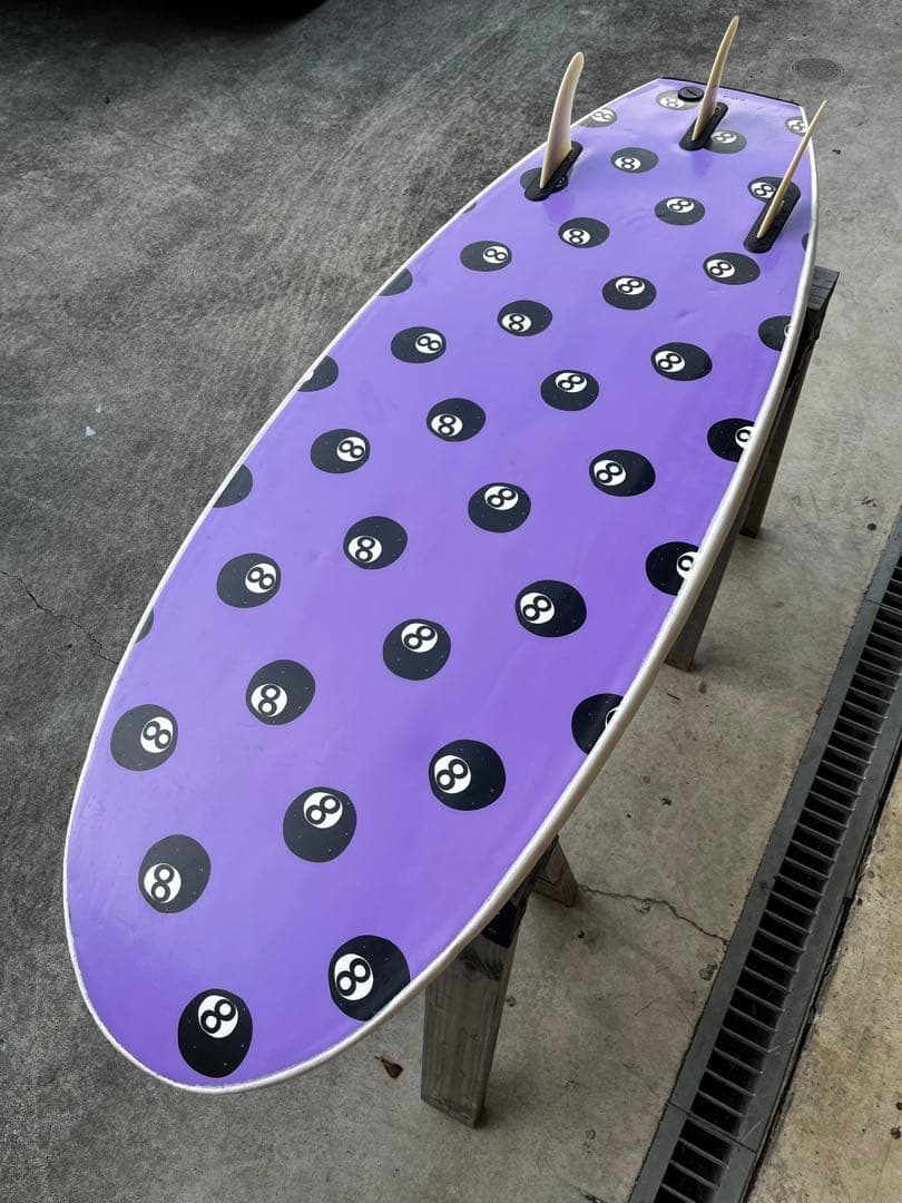 otsuODYSEA ショートボード 3フィン ホワイト