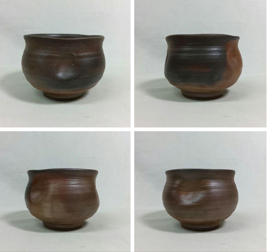 陶器製　抹茶碗　3点セット　備前焼　茶道具　茶器　和食器　お稽古