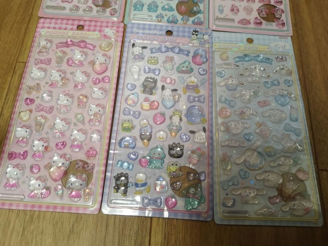 【正規品】ボンボンドロップシール　第２弾　ボンボンドロップミニ　6枚セット