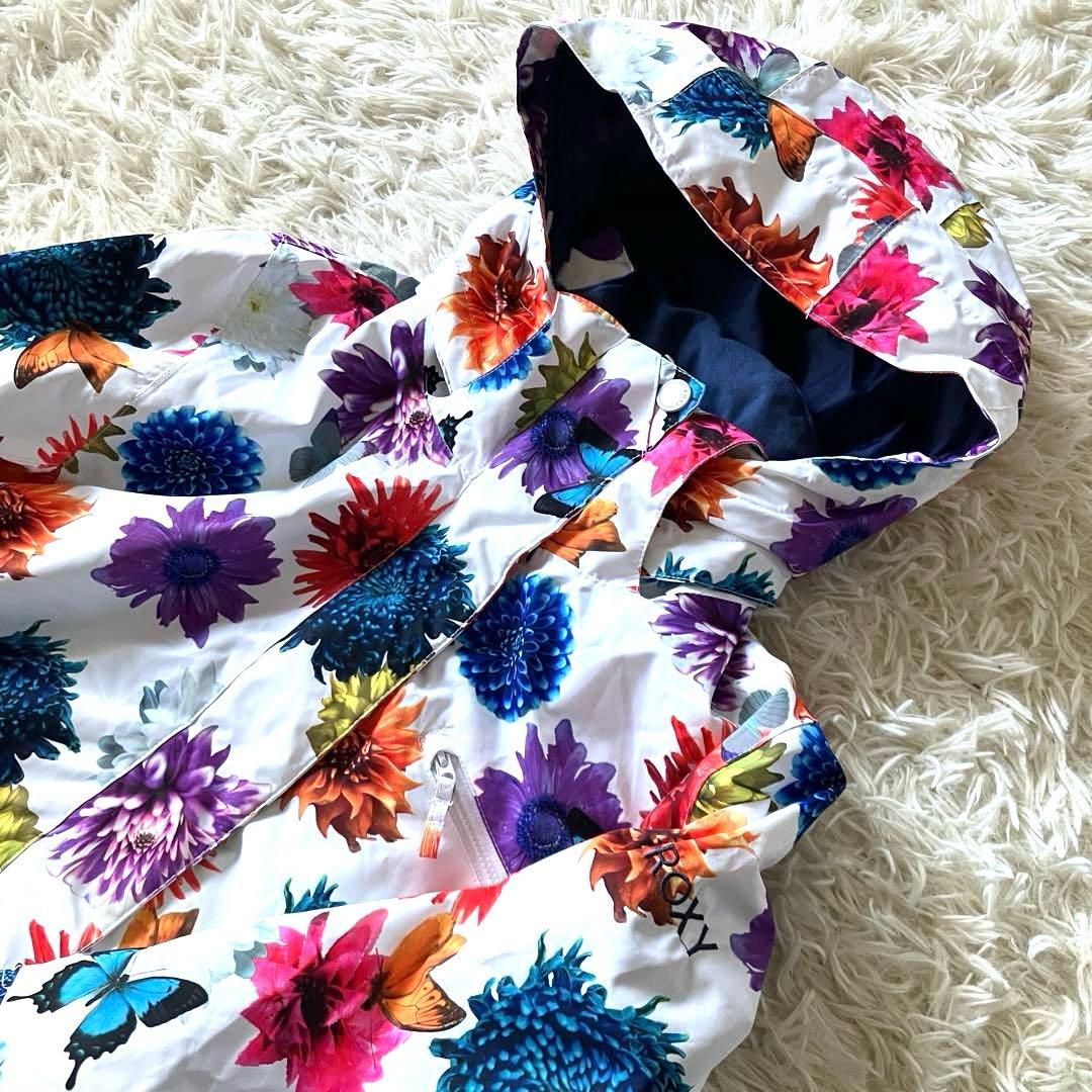 #1i✨ROXY ロキシー✨蜷川実花 花柄スノボウェア ジャケット レディースL