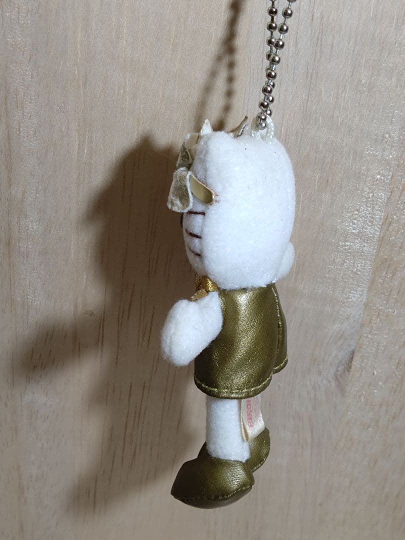 超激レア☆足長キティ　黒&金花サングラスぬいぐるみキーホルダー2点セット　非売品
