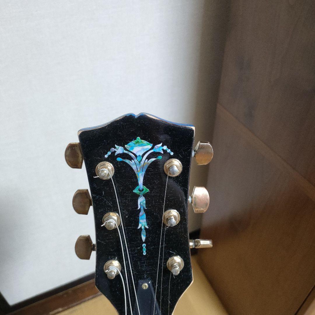 レスポール系改造　オーバーラッカーブルー　レリック少々