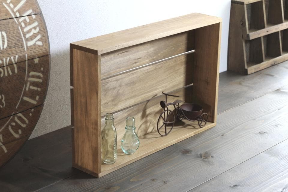 マルシェ傾斜ディスプレイ完成セット（傾斜台と木箱のセット）