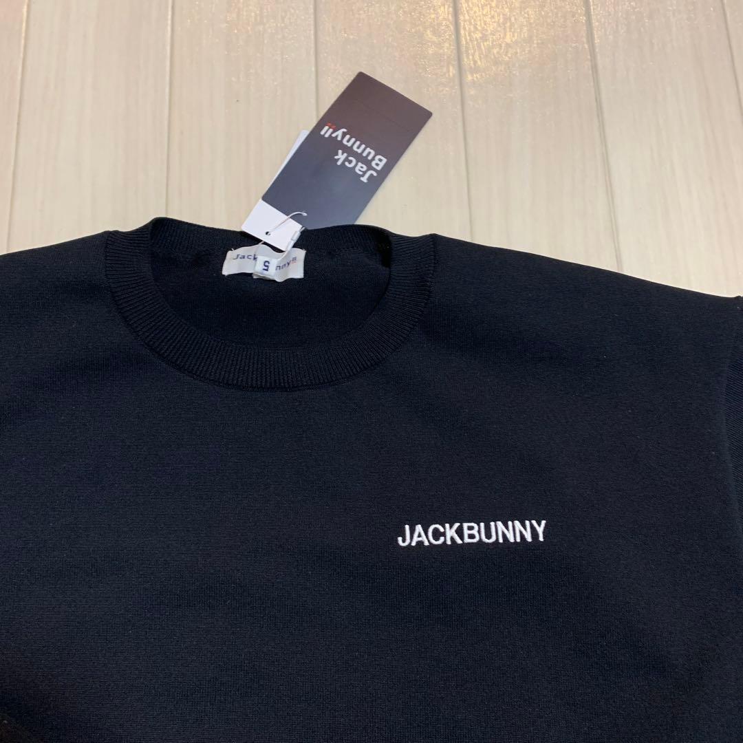 新品■17,600円【ジャックバニー】メンズ　黒　長袖ウェア 5/L セーター